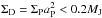 \hbox{$\Sigma_\mathrm{D}=\Sigma_\mathrm{P}a_\mathrm{P}^2 < 0.2 M_\mathrm{J}$}