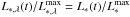\hbox{$L_{*,\lambda}(t) / L_{*,\lambda}^{\rm max} =L_*(t)/ L_*^{\rm max}$}
