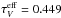\hbox{$\TF_{V}=0.449$}