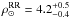 \hbox{$\rho_{\odot}^{\rm RR}=4.2^{+0.5}_{-0.4}$}