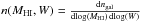 \hbox{$n(M_{\rm HI},W) = \frac{{\rm d}n_{\rm gal}}{{\rm d}\!\log(M_{\rm HI}) \, {\rm d}\!\log(W)}$}