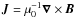 \hbox{$\v{J}=\mu_0^{-1}\curl{\v{B}}$}