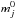 \hbox{$m^{0}_{j}$}