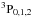 \hbox{$\rm ^3P_{0,1,2}$}