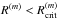 \hbox{$R^{(m)}<R^{(m)}_\mathrm{crit}$}