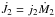 \hbox{$\dot{J}_\mathrm{2}=j_{\mathrm{2}}\dot{M}_{\mathrm{2}}$}