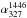 \hbox{$\alpha_{327}^{1446}$}