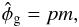 \appendix \setcounter{section}{2} \begin{equation} \hat{\phi}_\mathrm{g} = pm, \end{equation}