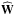 \hbox{$\widehat{\mathbf{W}}$}