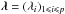 \hbox{$\bm{\lambda} = (\lambda_i)_{1 \leq i \leq p}$}