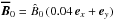 \hbox{$\Bo=\hat{B}_0\,(0.04\,\vec{e}_x+\vec{e}_y)$}
