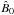 \hbox{$\hat{B}_0$}