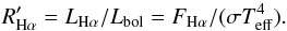 \begin{equation} \log \dot M_{\rm acc}^{10\%W} = -12.89(\pm0.3) + 9.7(\pm0.7) \times 10^{-3}10\%W_{\rm H\alpha}, \label{eq:Natta} \end{equation}