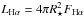 \hbox{$L_{\rm H\alpha} = 4 \pi R_\star^2 F_{\rm H\alpha}$}
