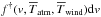 \hbox{$f^{\dagger}(v,\overline{T}_{\rm atm},\overline{T}_{\rm wind}){\rm d}v$}