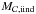\hbox{$M_{\rm \Clumps,iind}$}