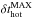 \hbox{$\delta t^{\rm MAX}_{\rm hot}$}