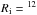 \hbox{$R_{\rm i}={}^{12}$}