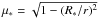 \hbox{$\mu_\ast=\sqrt{1-(R_\ast/r)^2}$}