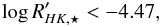 \begin{equation} \log{R'_{HK,\star}}<-4.47, \label{eq:Activity1} \end{equation}