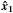 \hbox{${\vec{\hat x_1}}$}