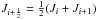 \hbox{$J_{i+\frac{1}{2}} = \frac{1}{2}(J_i + J_{i+1})$}