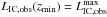 \hbox{$L_{\rm IC,obs}(z_{\rm min})=L_{\rm IC,obs}^{\rm max}$}