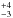 \hbox{$^{+4}_{-3}$}
