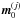 \hbox{$\vec{m}_0^{(j)}$}