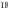 \hbox{${}^{18}$}