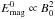 \hbox{$E_{\rm mag}^0 \propto B_0^2$}