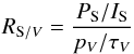 \begin{equation} \label{Eq-ratio} \ratio = \frac{\PsI}{\pst} \end{equation}