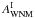 \hbox{$A_{\rm WNM}^{\rm I}$}
