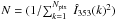 \hbox{$N=(1/\!\sum_{k=1}^{N_{\rm pix}} \ \hatI_{353}(k)^2)$}