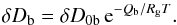 \begin{equation} \delta D_{\rm b}=\delta D_{0\rm b}\,{\rm e}^{-Q_{\rm b}/R_{\rm g}T}. \label{DiffKoV} \end{equation}
