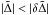 \hbox{$|\tilde \Delta| < |\delta \tilde \Delta|$}