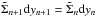 \hbox{$\tilde \Sigma_{n+1}{\rm d}y_{n+1}=\tilde \Sigma _n {\rm d}y_n$}