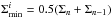 \hbox{$\Sigma^i_{\min}=0.5(\Sigma_{n}+\Sigma_{n-1})$}