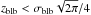 \hbox{$z_{\rm blb}<\sigma_{\rm blb}\sqrt{2\pi}/4$}
