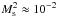 \hbox{$M_{\rm s}^{2}\approx 10^{-2}$}