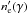 \hbox{$n_{\rm e}'(\gamma)$}