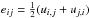\hbox{$e_{ij}=\frac{1}{2}(u_{i,j}+u_{j,i})$}