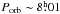 \hbox{$P_{\mathrm{orb}} \sim 8\fh01$}