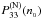 \hbox{$P^{\rm (N)}_{33}(n_{_0})$}