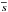 \hbox{$\overline{s}$}