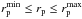 \hbox{$r_{\rm p}^{\rm min} \leq r_{\rm p} \leq r_{\rm p}^{\rm max}$}