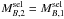 \hbox{$M_{B,2}^{\rm sel} = M_{B,1}^{\rm sel}$}