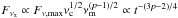 \hbox{$F_{\nu_{\rm x}}\propto F_{\nu,{\rm max}}\nu_{\rm c}^{1/2}\nu_{\rm m}^{(p-1)/2} \propto t^{-(3p-2)/4}$}