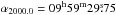 \hbox{$\alpha_{2000.0}=09^{\rm h} 59^{\rm m} 29\fs75$}