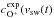 \hbox{$c^{\rm exp}_{\rm O^{+}}(v_{\rm sw}(t)$}